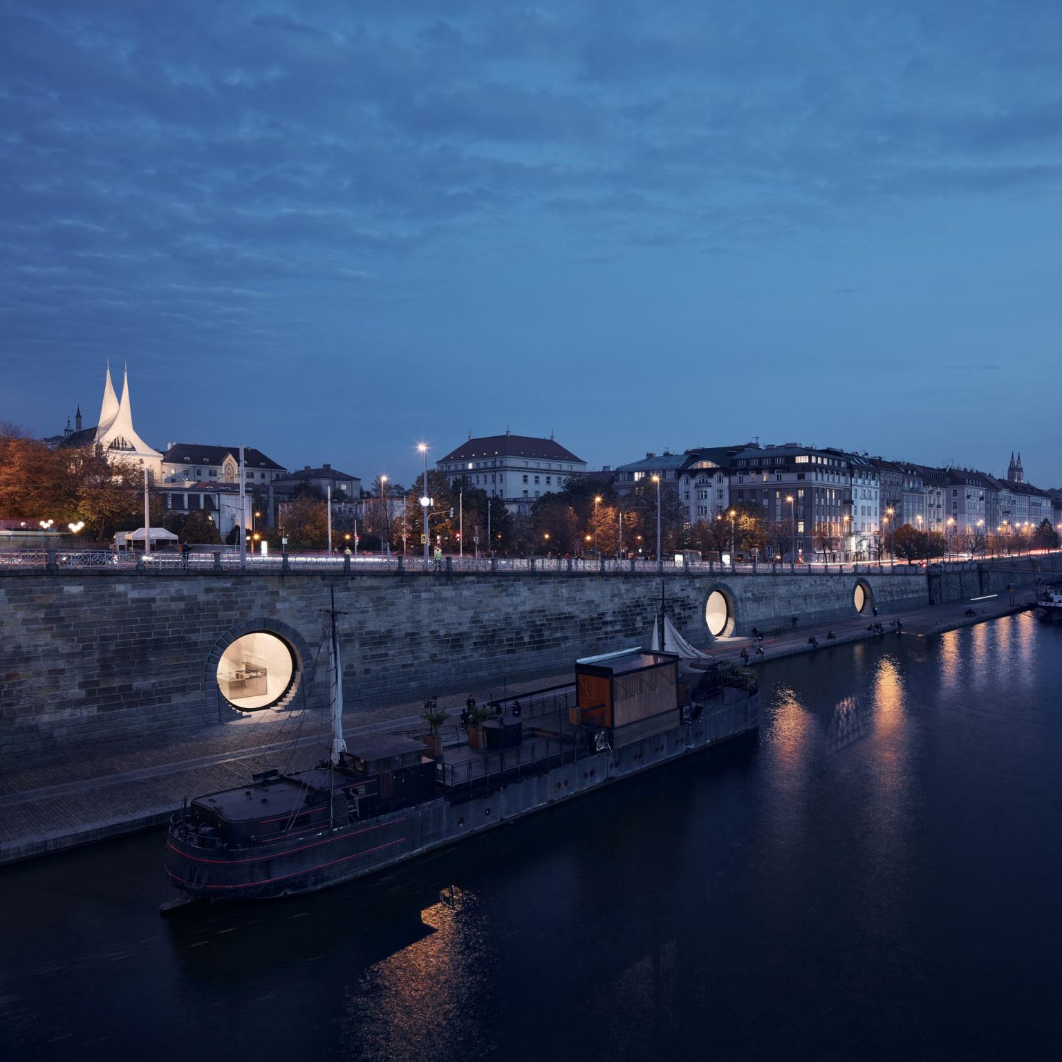 Revitalization of Prague riverfront area