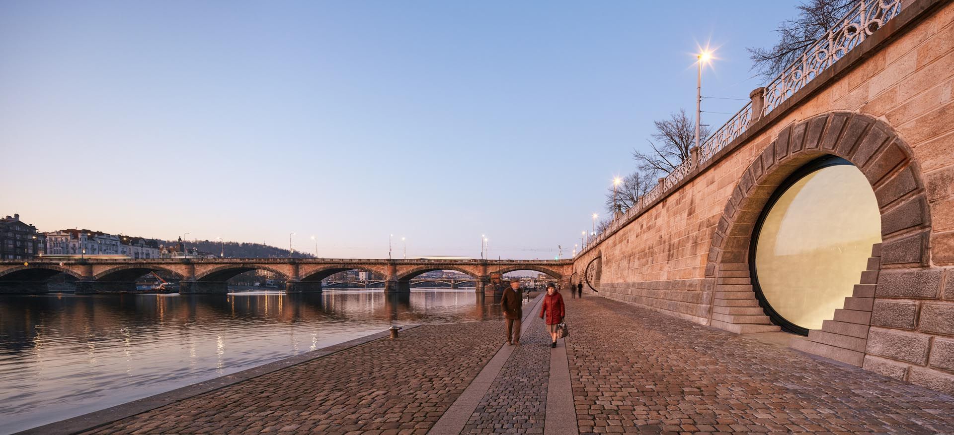 Revitalization of Prague riverfront area