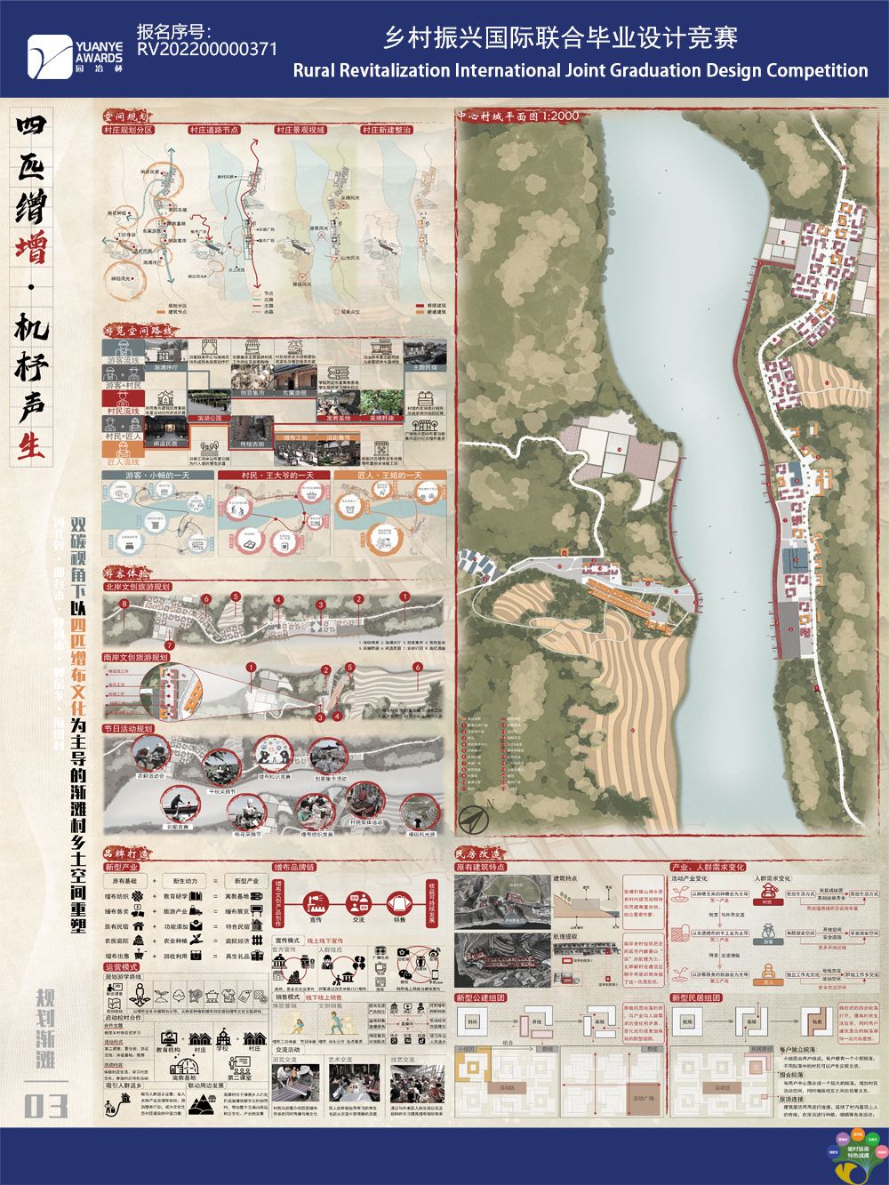 四匹缯增，机杼声生——双碳视角下以四匹缯布文化为主导的渐滩村乡土空间重塑