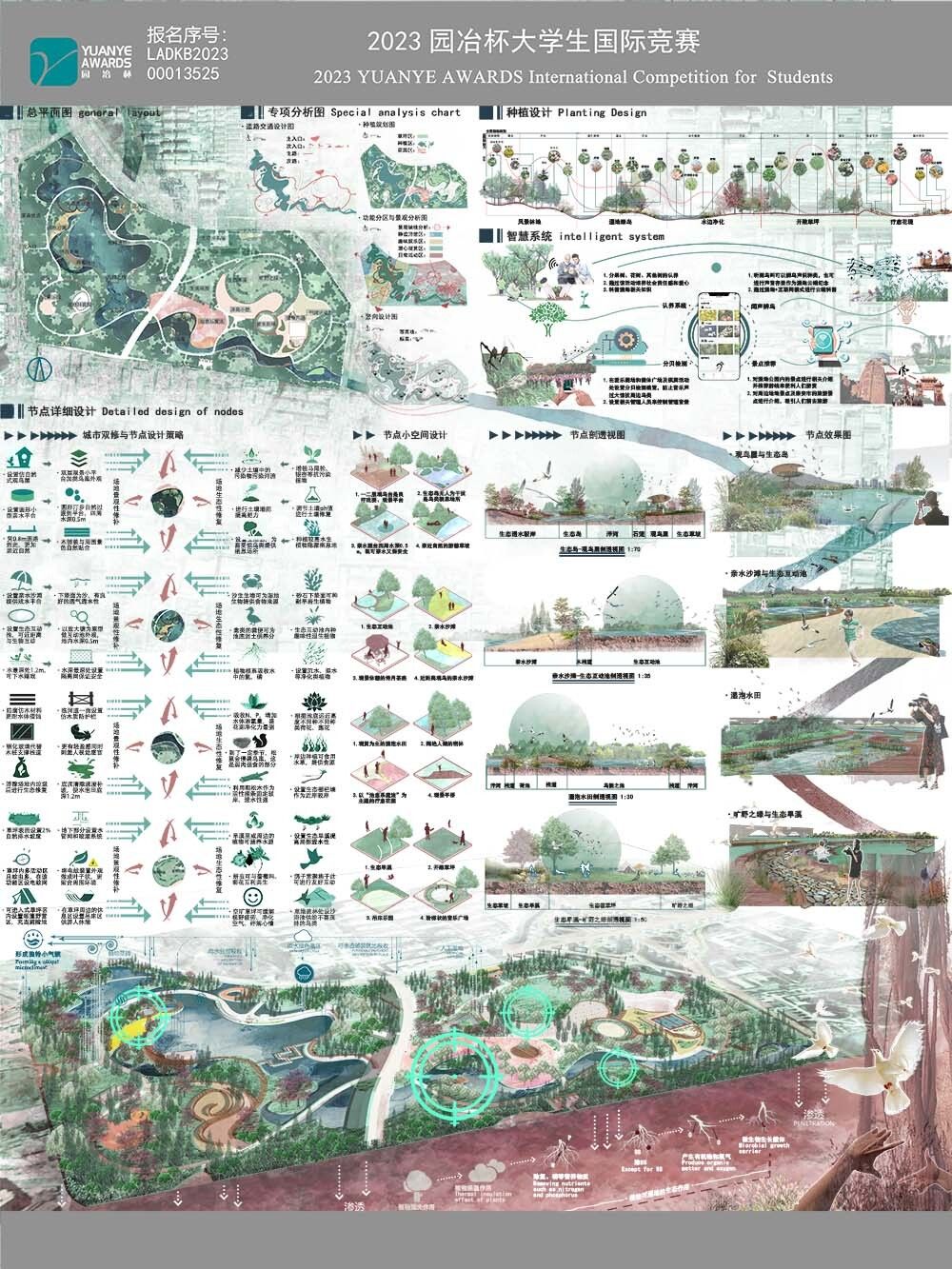 向野而栖——基于城市双修视角下泰安泮河湿地公园方案设计