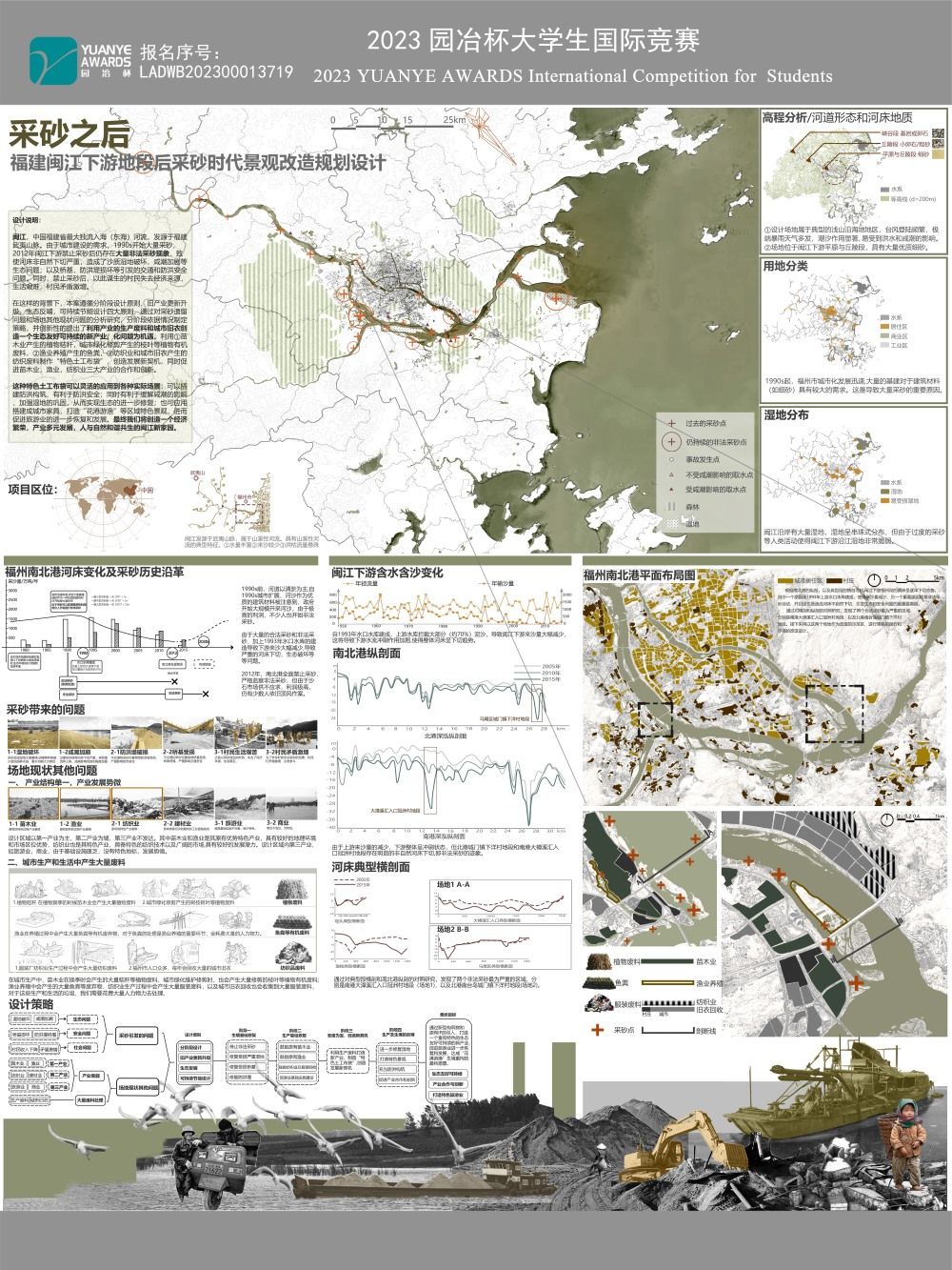 采砂之后--福建闽江下游地段后采砂时代景观改造规划设计