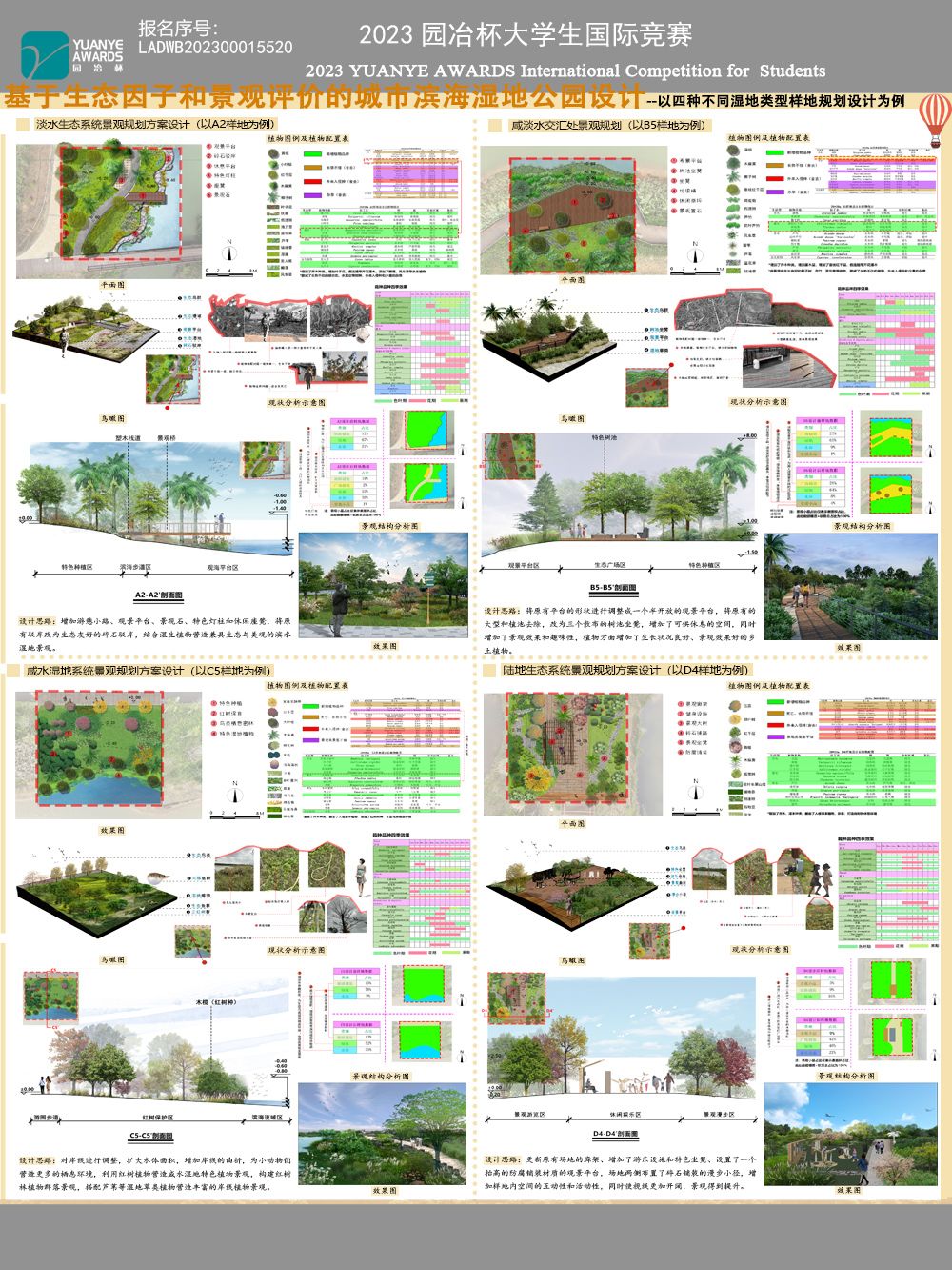 基于生态因子和景观评价的城市滨海湿地公园设计--以海口市迈雅河湿地公园为例