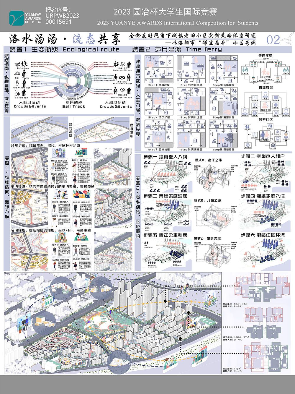 全龄友好视角下城镇老旧小区更新策略体系研究——以洛阳市“邻里扁舟”小区为例