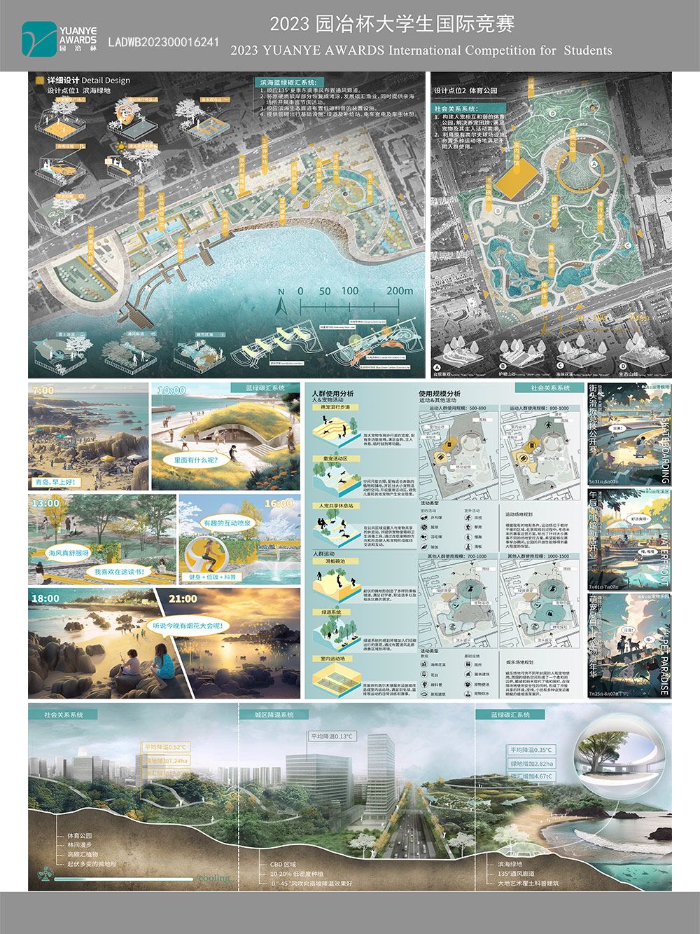 这个夏天，海风、沙滩与你——基于ENVI-met模拟的减碳增汇策略的滨海区域综合景观优化设计