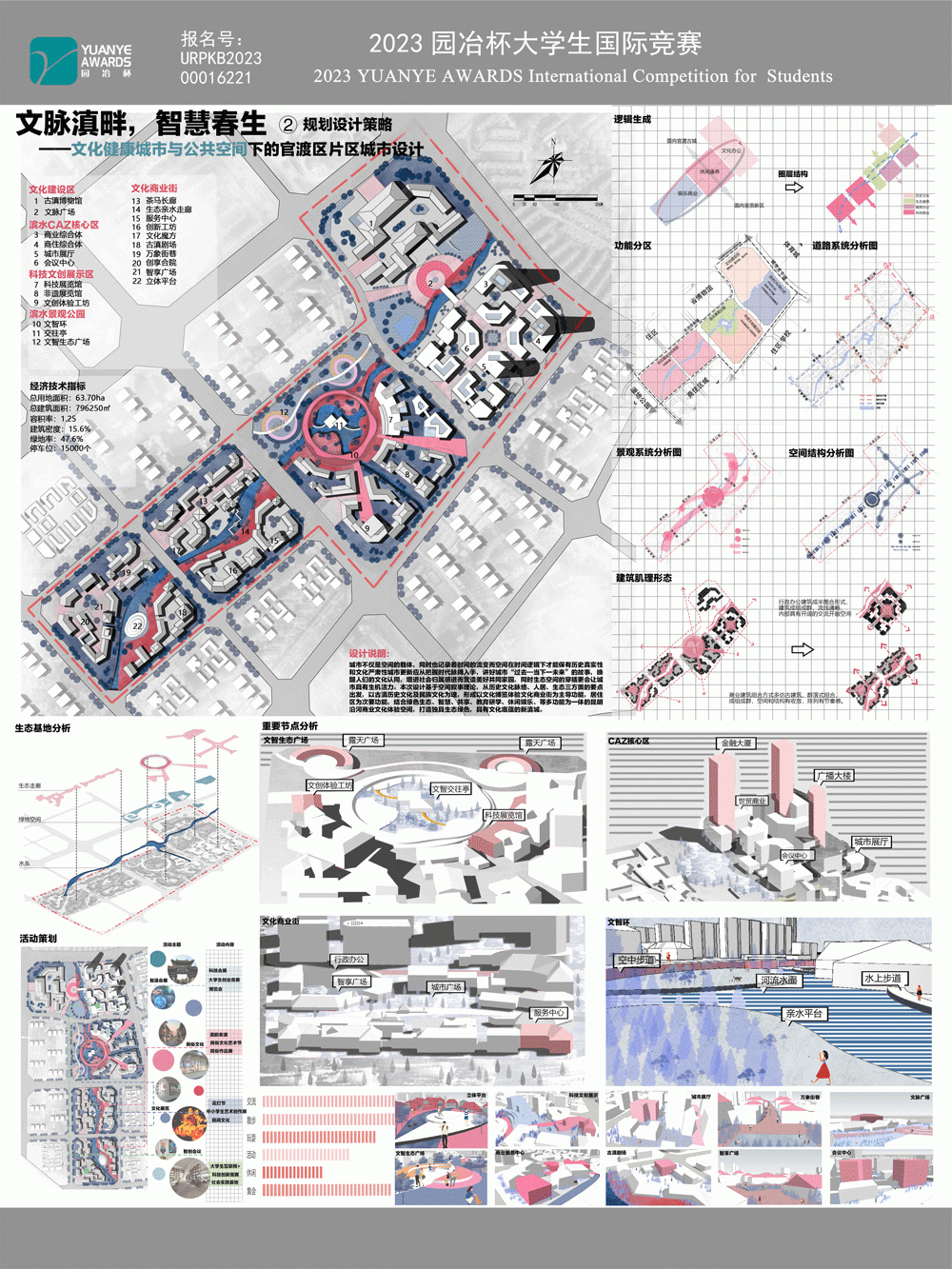 文脉滇畔，智慧春生—文化健康城市与公共空间下的官渡区片区城市设计