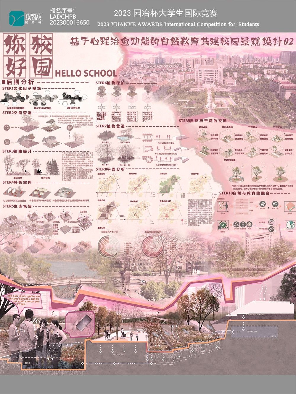 你好校园—基于心理治愈功能的自然教育共建校园景观设计