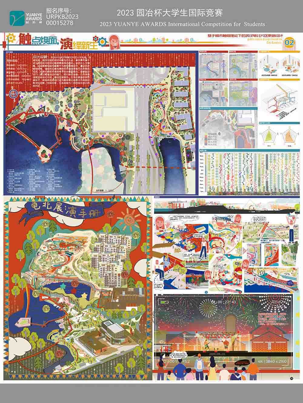 触点焕面，演绎新生——基于城市触媒理论下的武汉龟北片区更新设计