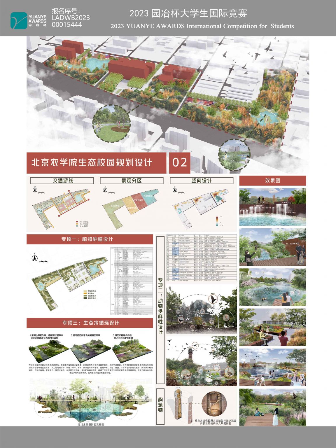 北京农学院生态校园规划设计