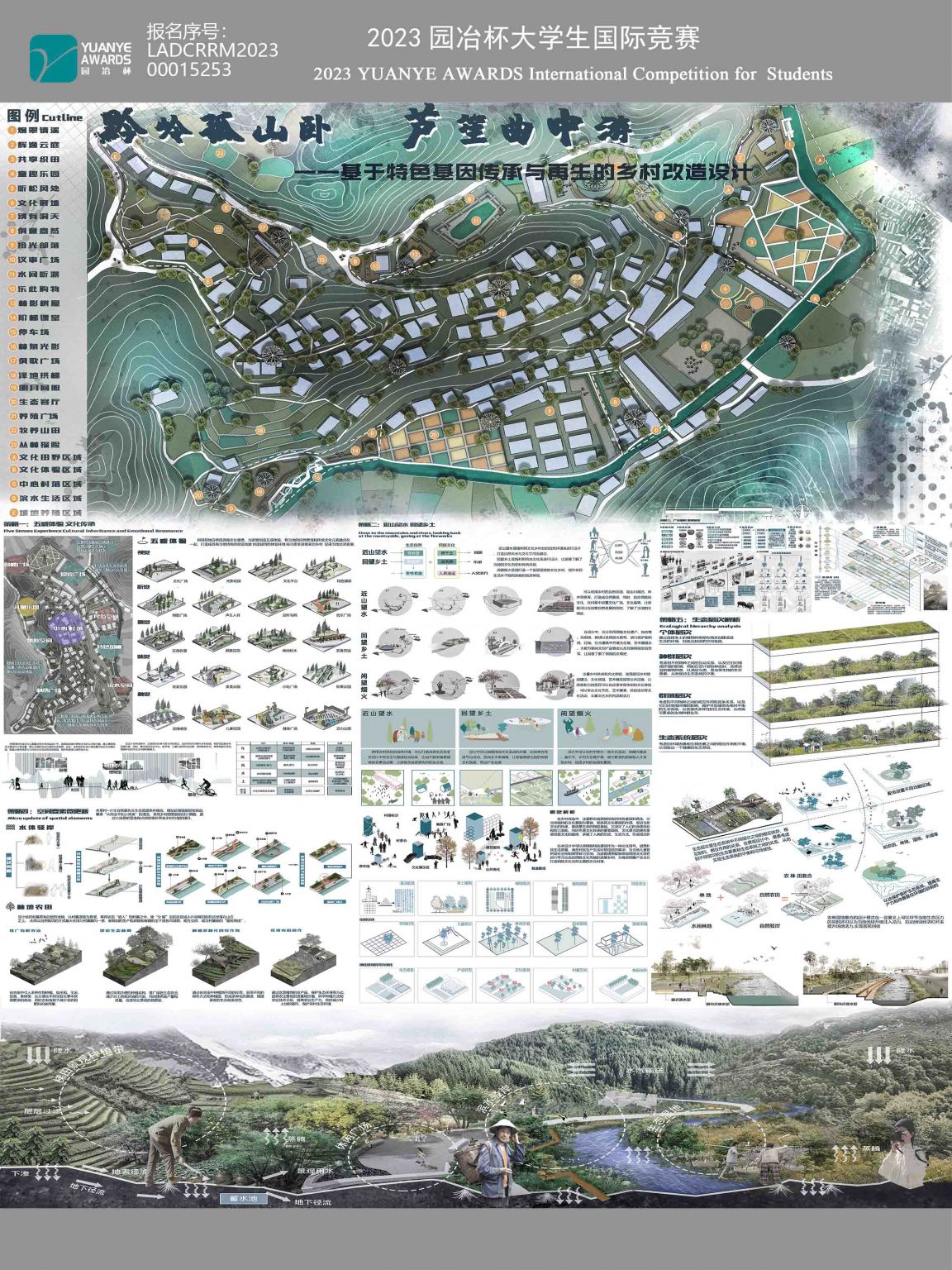 黔岭孤山卧，芦笙曲中游——基于特色基因传承与再生的乡村改造设计