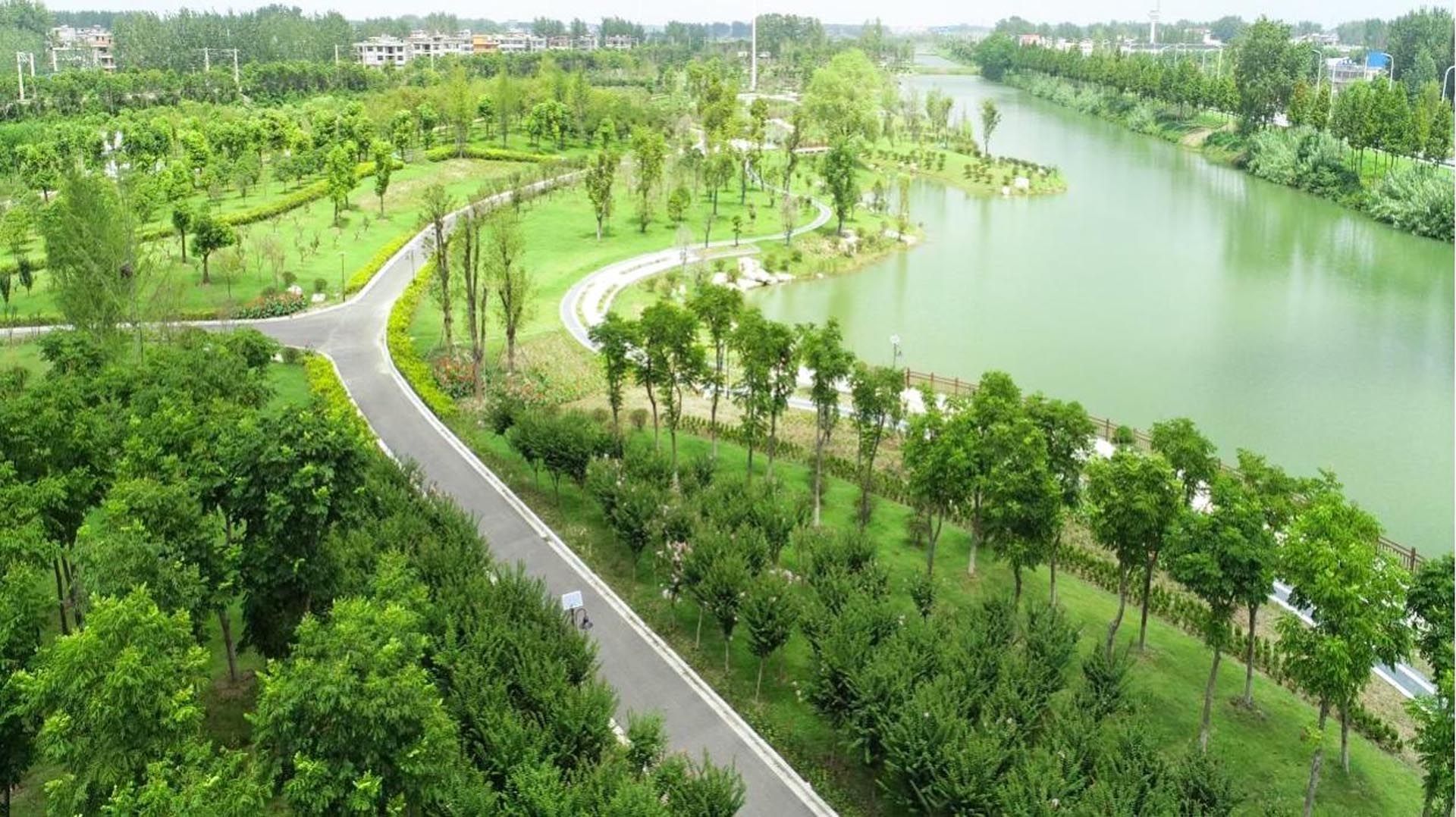 阜南县水系及绿化景观EPC及管养一 体化项目阜地河景观工程
