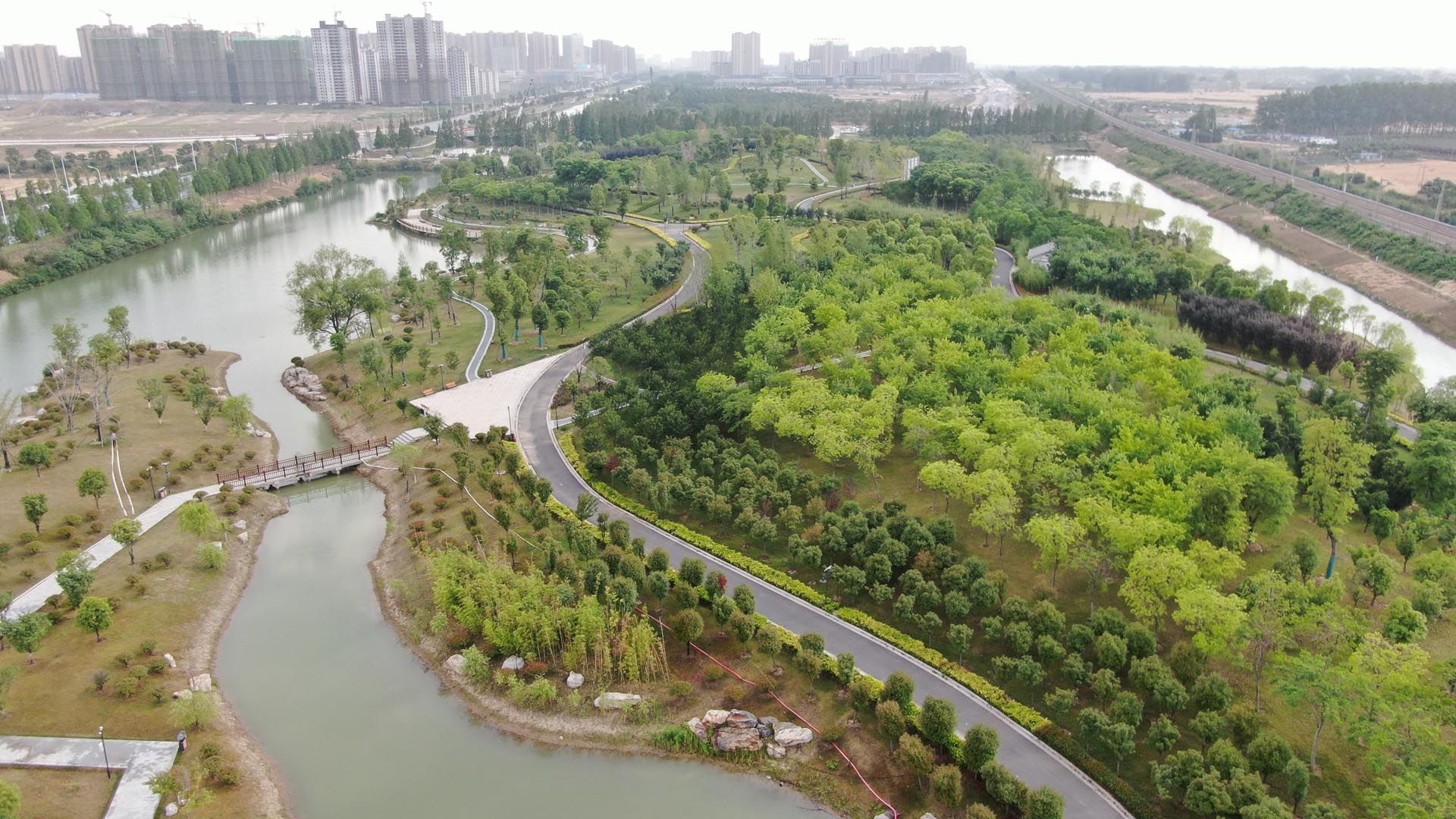 阜南县水系及绿化景观EPC及管养一 体化项目阜地河景观工程