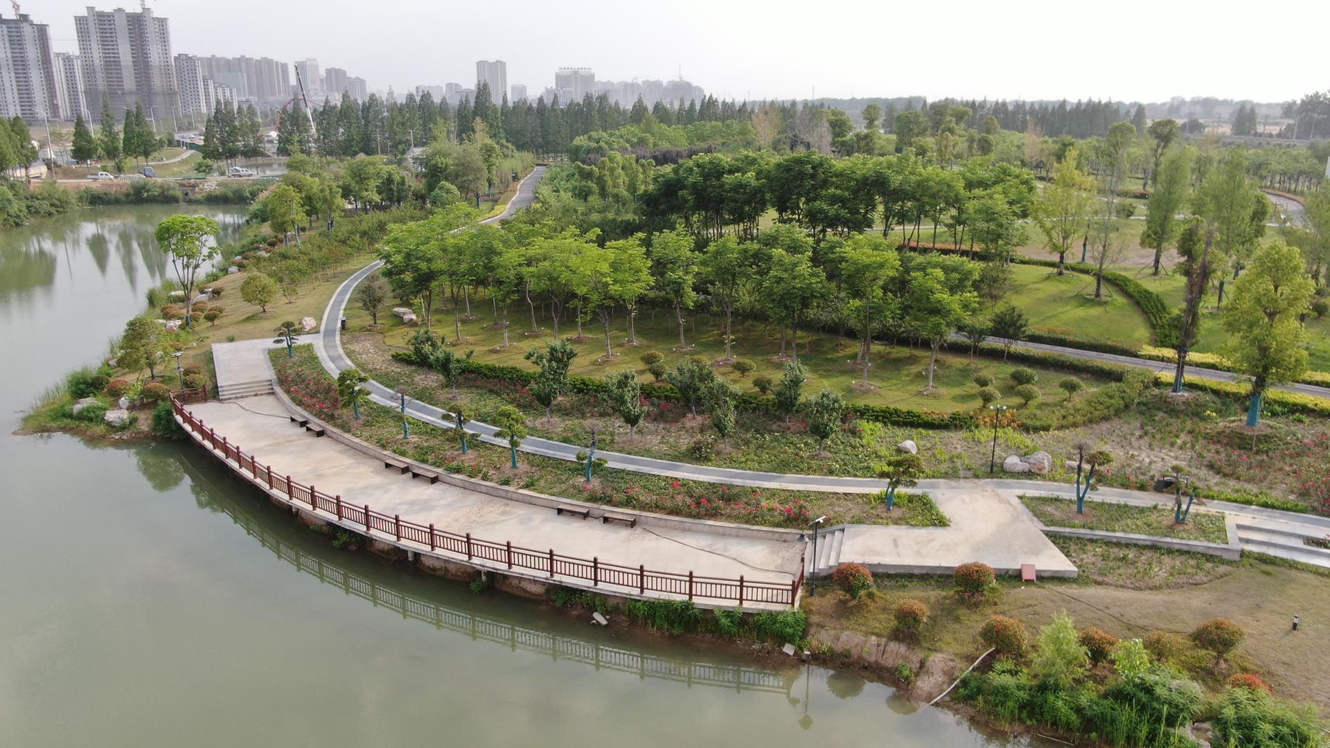 阜南县水系及绿化景观EPC及管养一 体化项目阜地河景观工程
