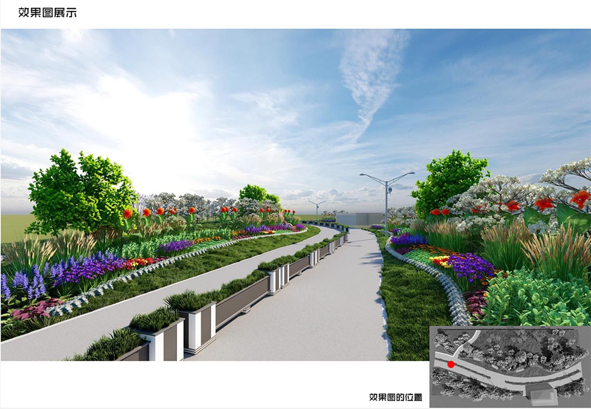 石家庄龙泉湖公园花境设计