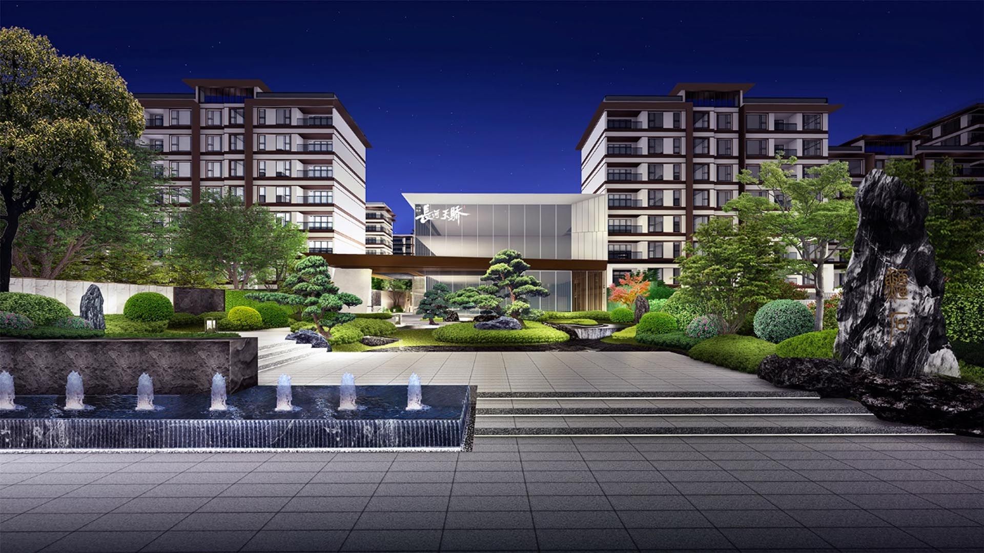 中国铁建长河天骄府项目 景观设计