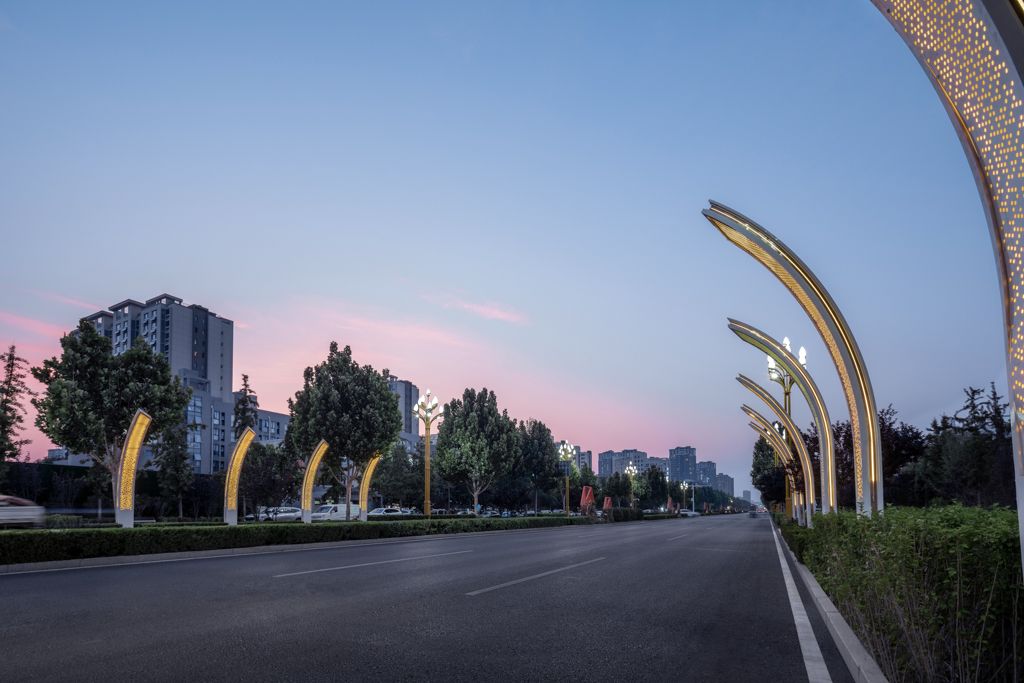 龙河新城魅力动线景观提升