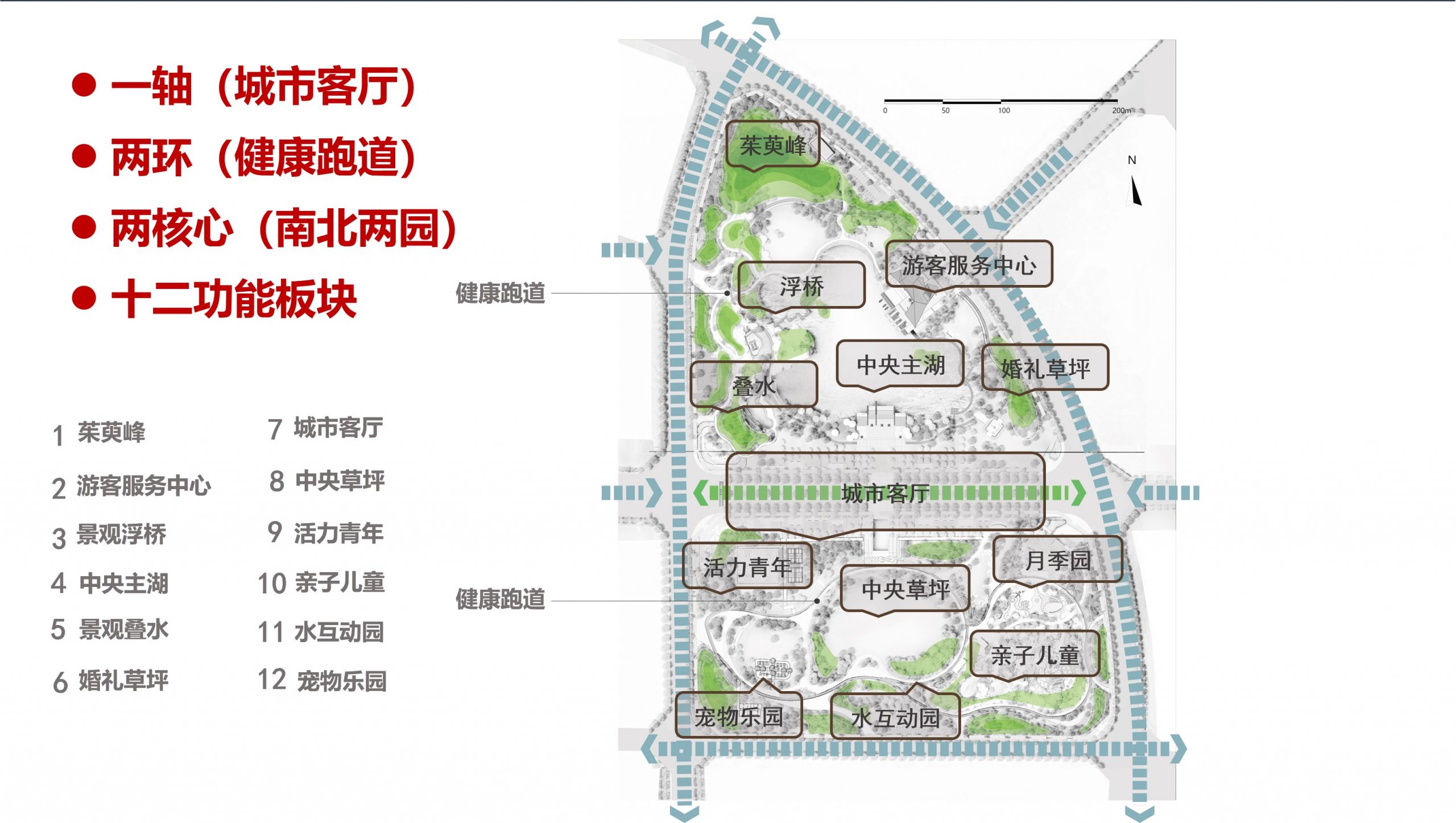 龙河高新区产业园核心区中心公园设计