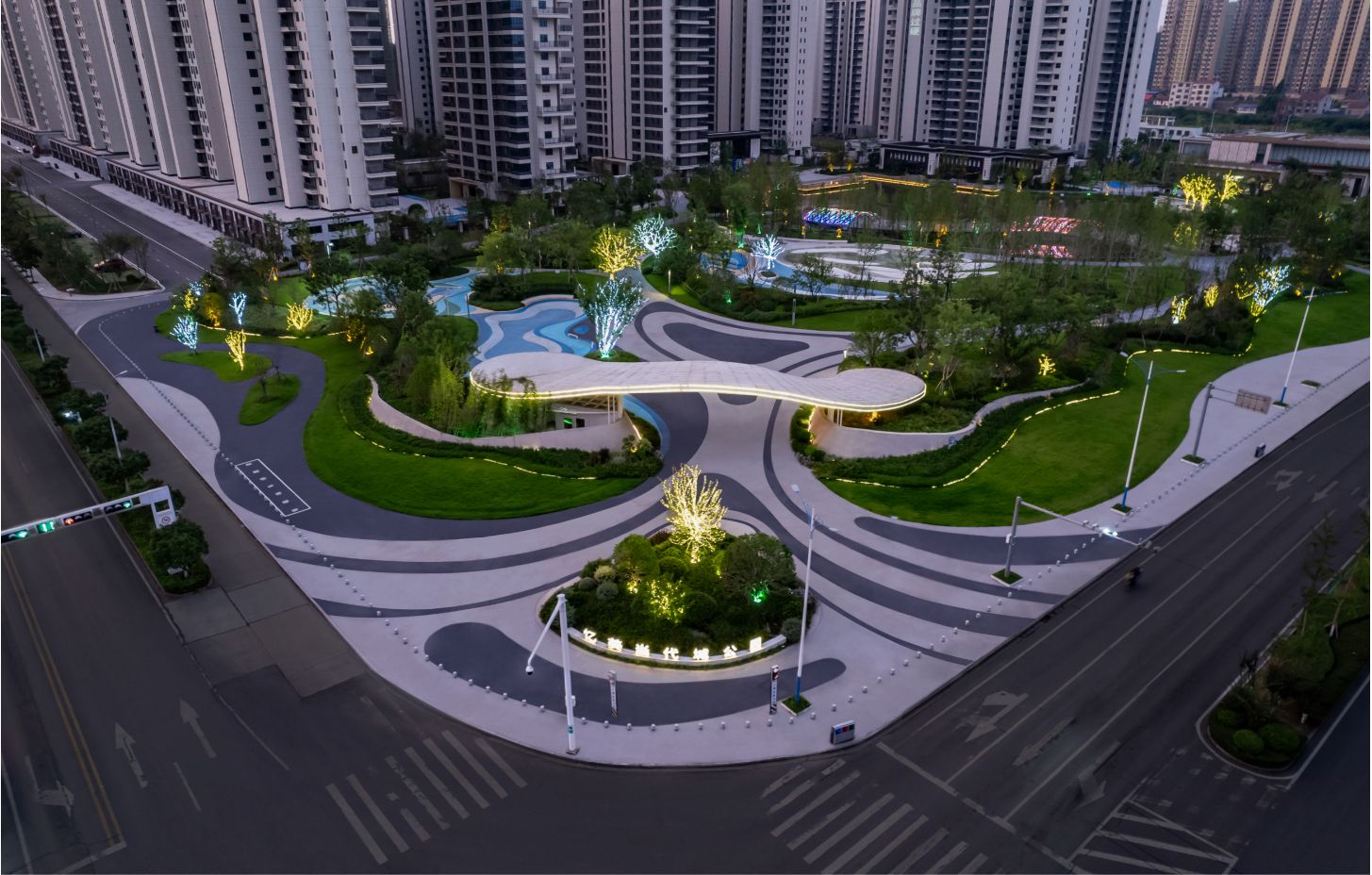 湖北监利忆美当代城公园