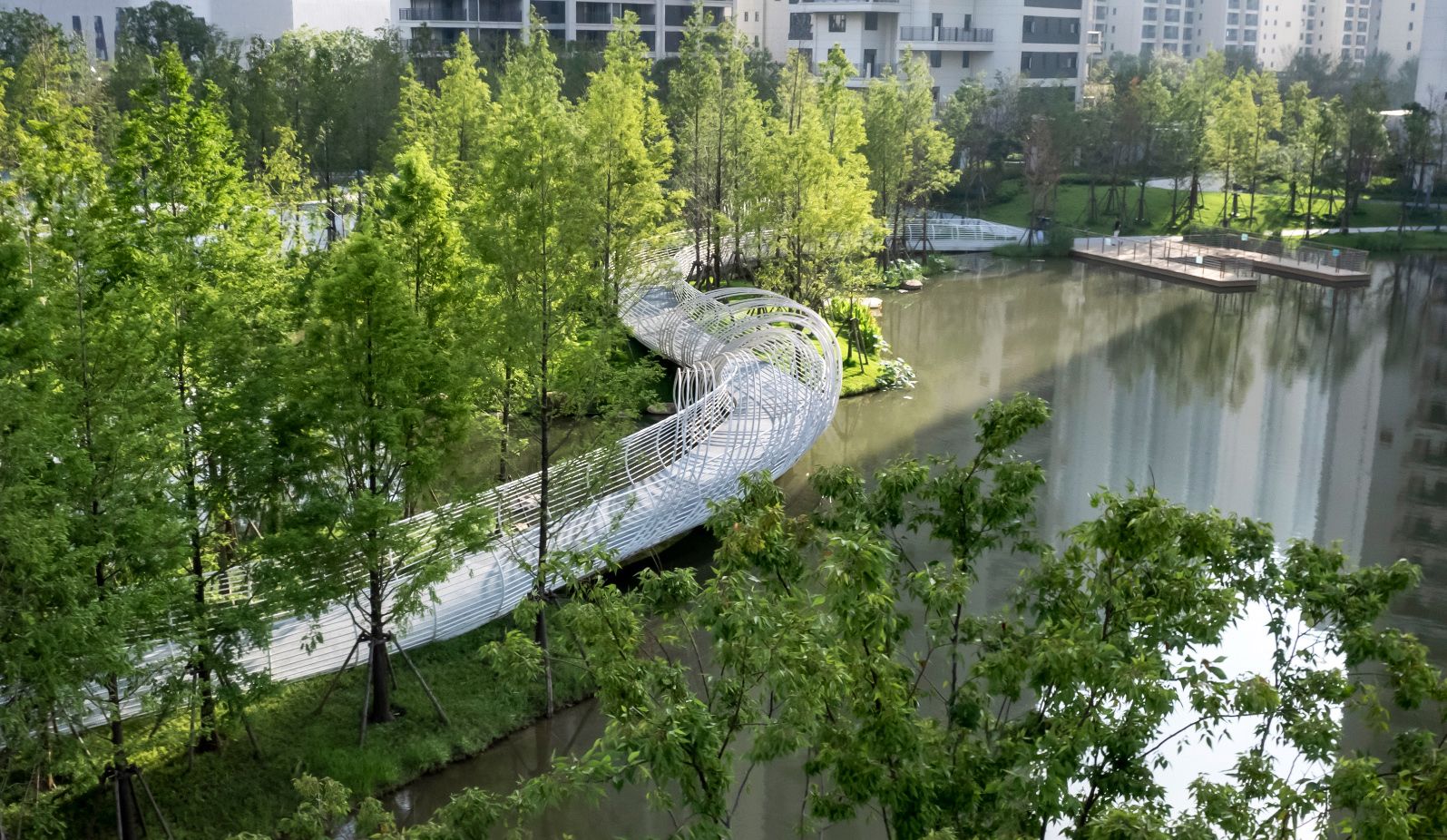 湖北监利忆美当代城公园