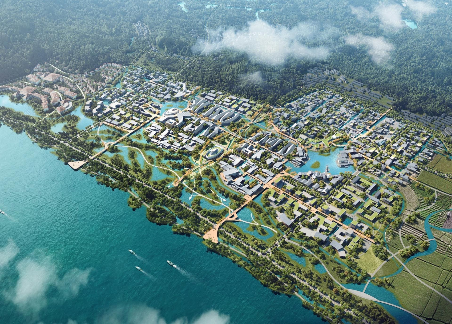 无锡市滨湖区灵山湾创新城概念规划与城市设计