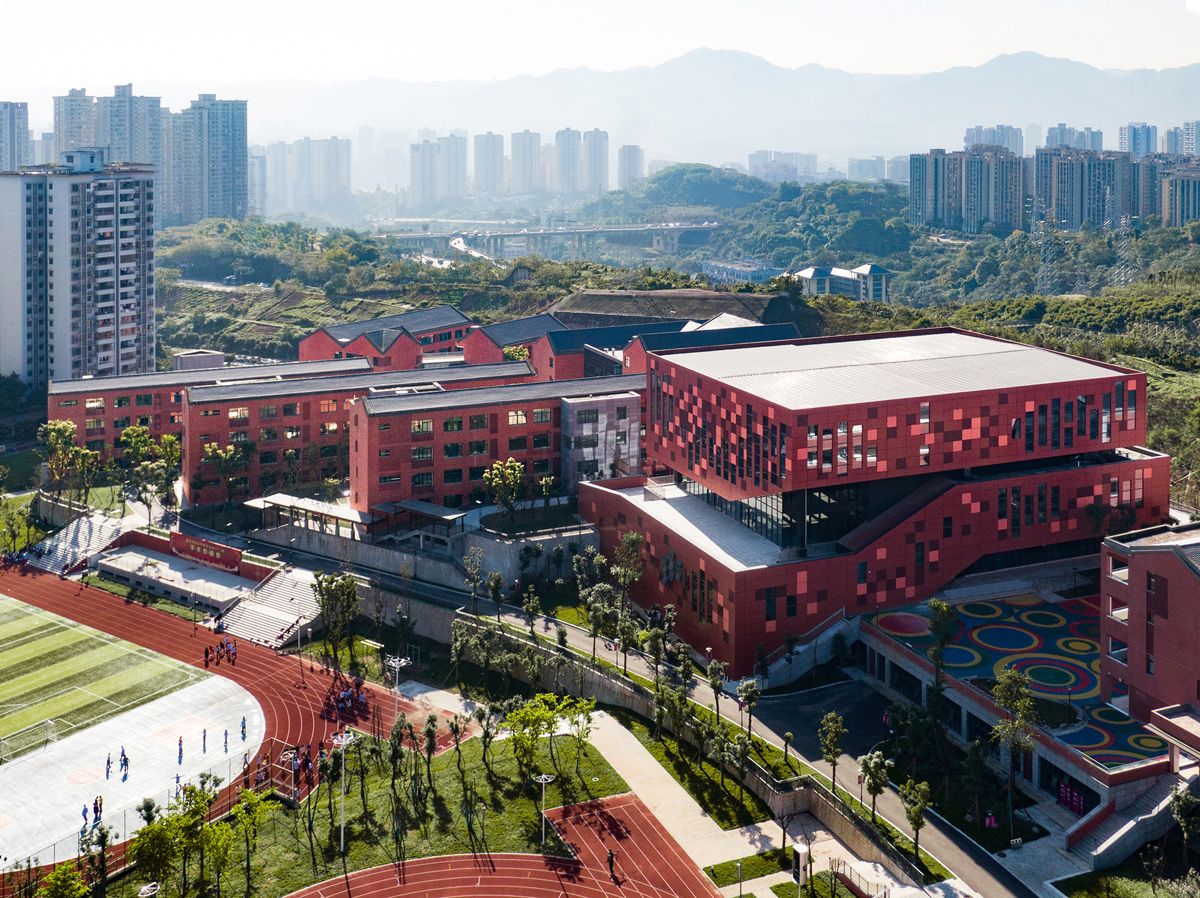 重庆石子山中小学综合体