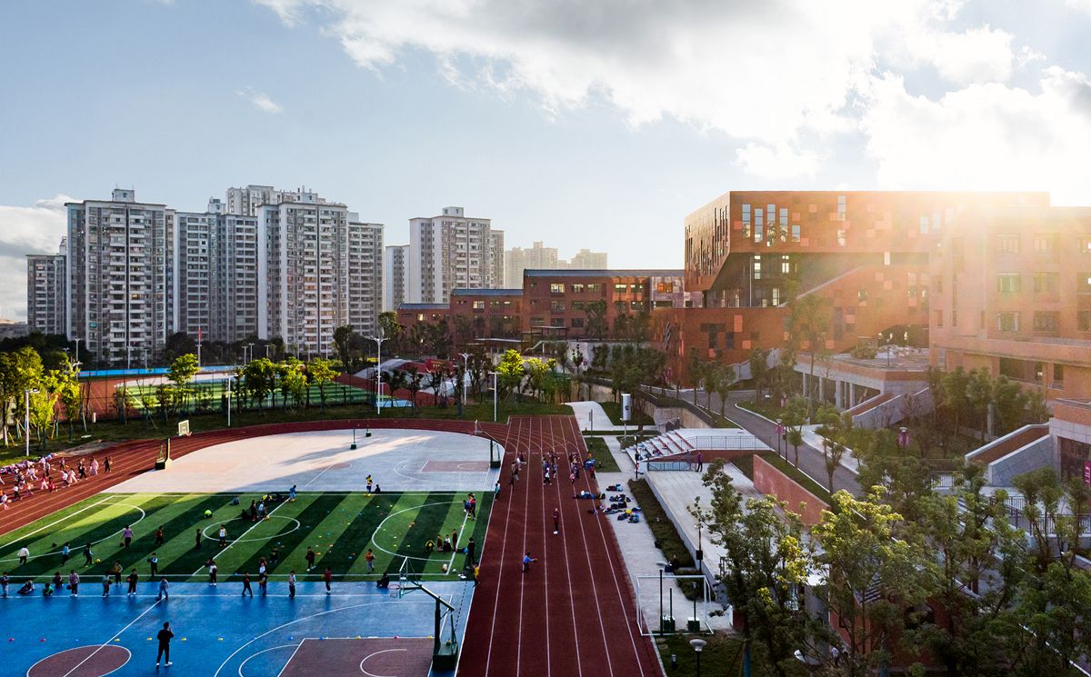 重庆石子山中小学综合体