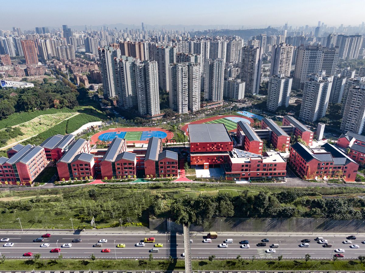 重庆石子山中小学综合体