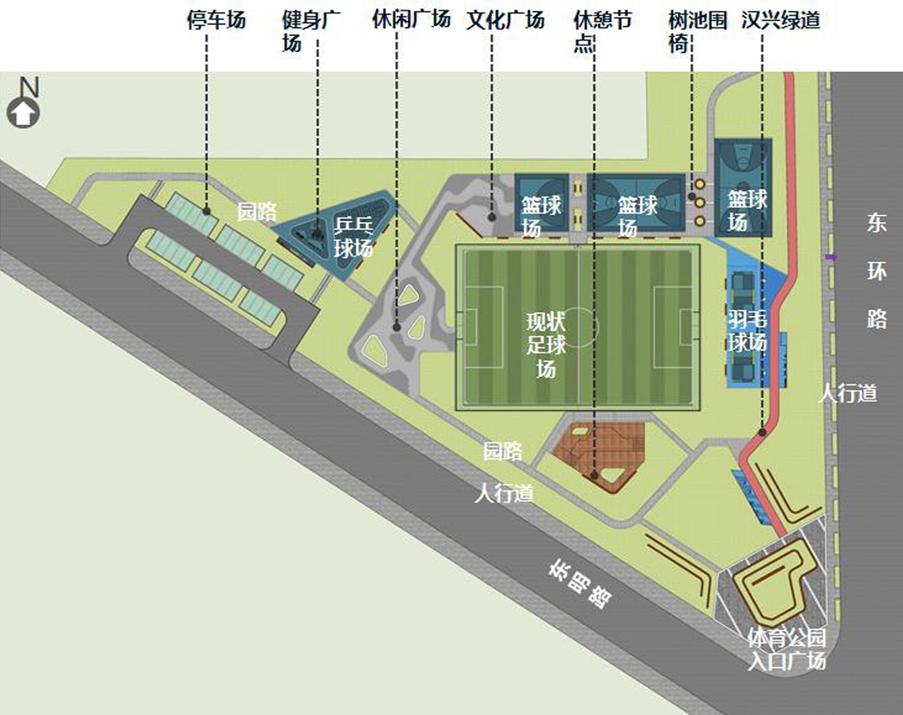 永城市东环路西侧（淮海大道-光明路）绿化提升景观设计