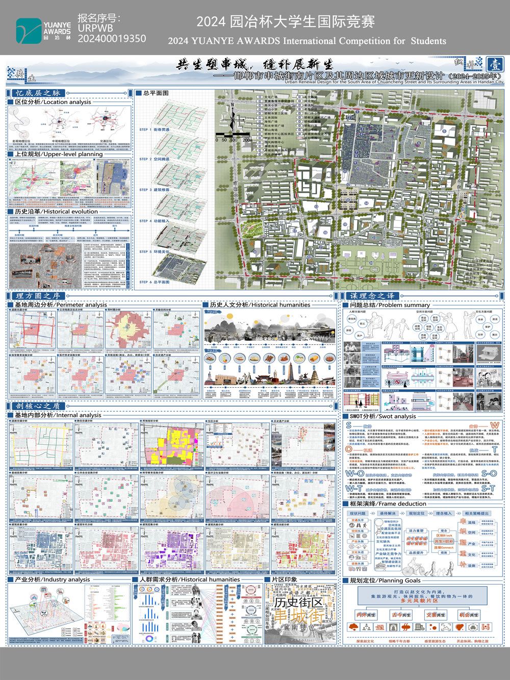 《共生塑串城，缝补展新生——邯郸市串城街南片区及其周边区域城市更新设计》