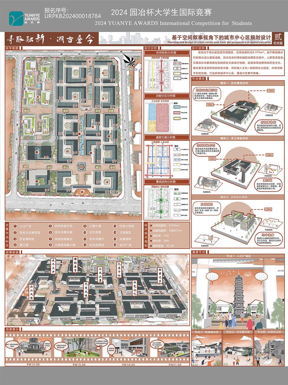 寻脉融新·溯古叠今——基于空间叙事视角下的城市中心区规划设计