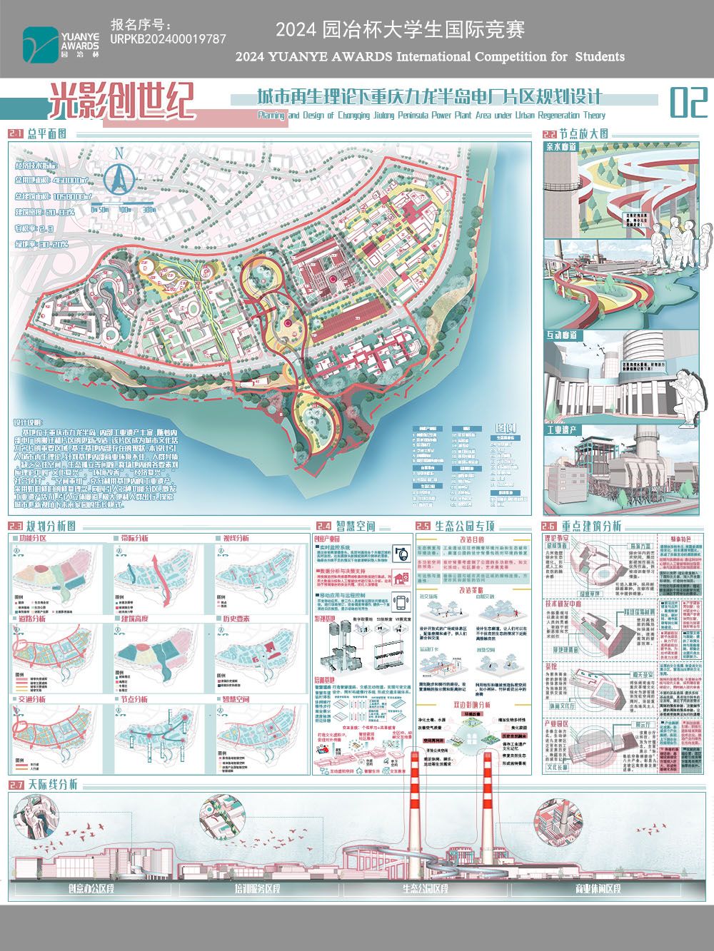 光影创世纪——城市再生理论下重庆九龙半岛电厂片区规划设计