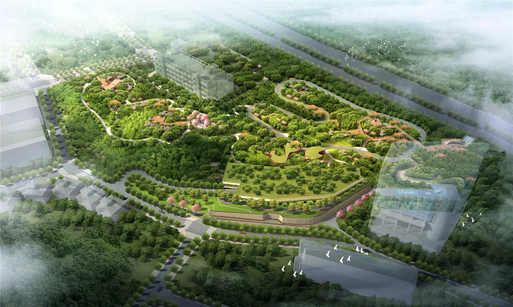 深圳南山区侨城北公园景观设计
