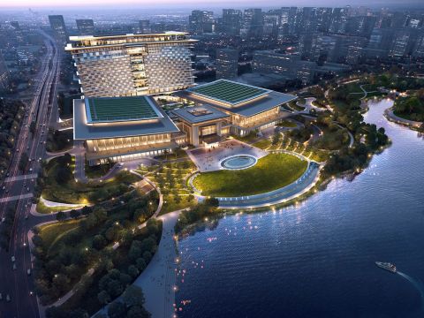 深圳国际交流中心(一期)景观设计项目