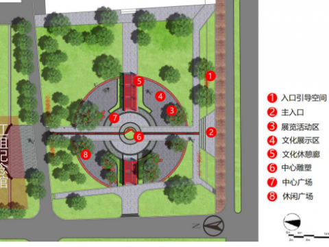 江姐纪念馆周边景观提升