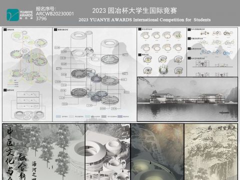 中医文化与自然的融合新生——海河之畔的养生场馆设计