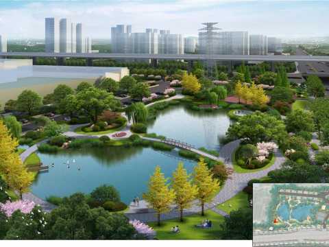 工业园区的生态景观大道——庐阳工业区天水路、凌湖路绿化施工项目