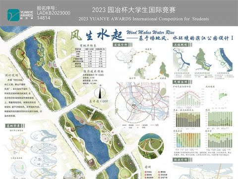 风生水起——基于场地风、水环境的滨江公园设计