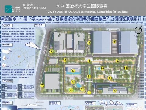 基于低碳理念的中国移动通信集团产业园园区景观设计