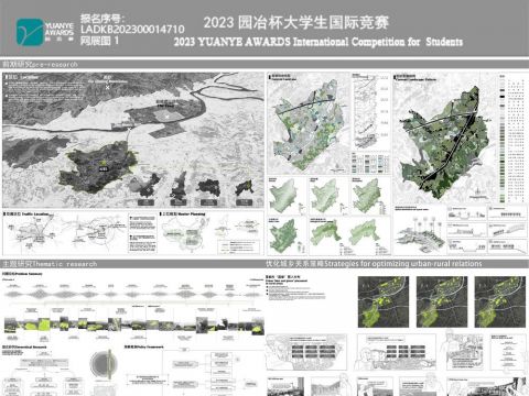 基于蓝绿空间生态网络构建下的城边村乡村景观规划