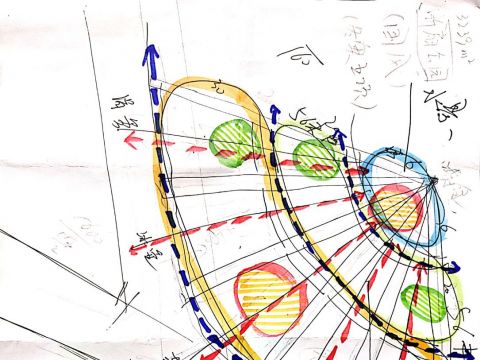 礼扇    设计草图