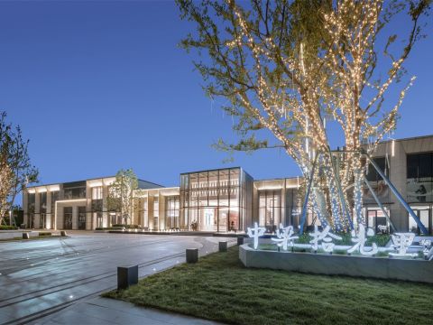 烟台中梁拾光里项目示范区园林景观工程