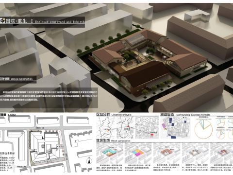 围院重生-历史街区城市文化服务中心设计