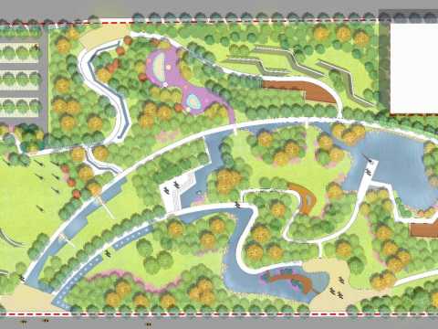 印象&关中八景——西安航天产业新城东湖公园景观规划设计