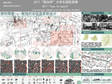 弹性搭建——解放村街区微更新设计