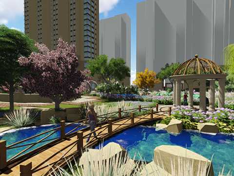 太原公园五号住宅小区景观规划设计