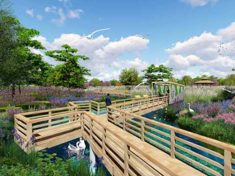 桦南幸福湿地公园景观设计