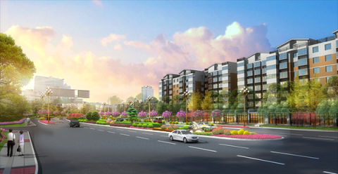 资阳市娇子大道综合整治建设工程-节点 景观提升