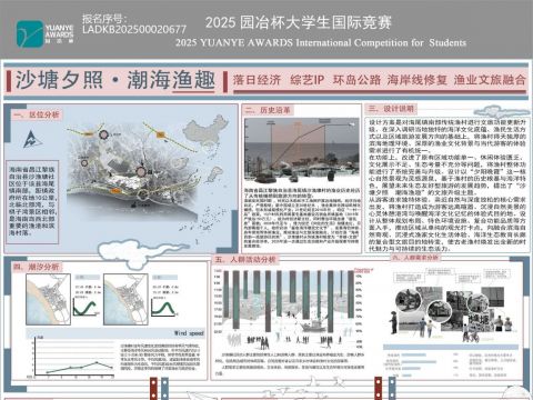 沙塘夕照 潮海渔趣