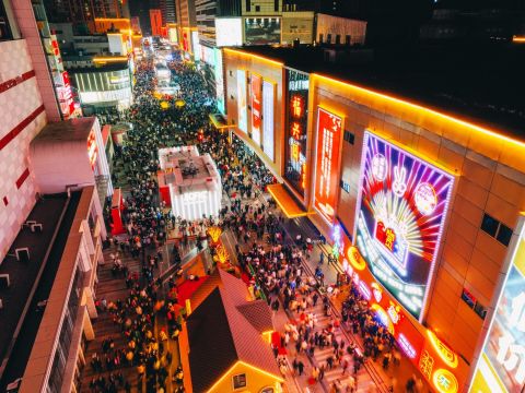 石家庄湾里庙步行街城市更新