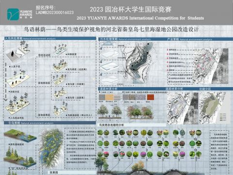 鸟语林荫——鸟类生境保护视角的河北省秦皇岛七里海湿地公园改造设计