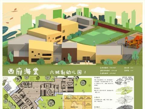 西府海棠-六班幼儿园设计